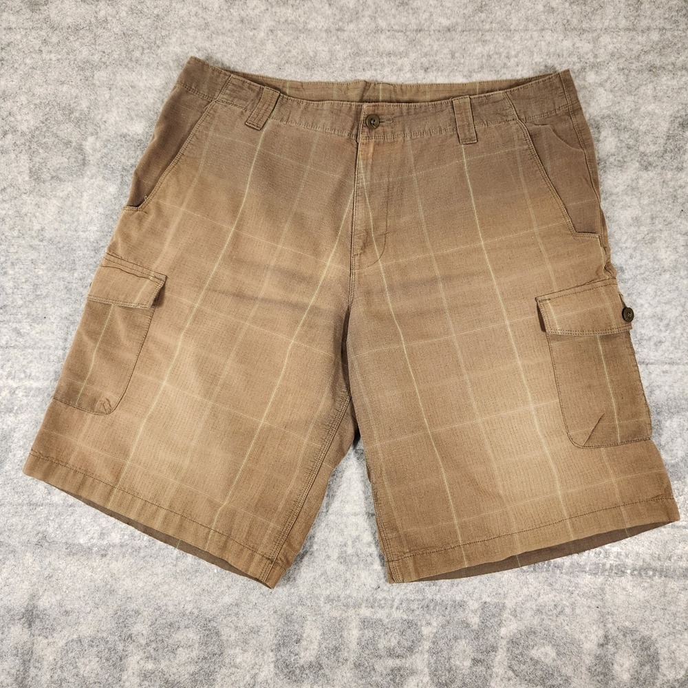 north face shorts men size‎ 40 Brown Plaid